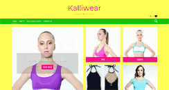 Desktop Screenshot of kalliwear.com